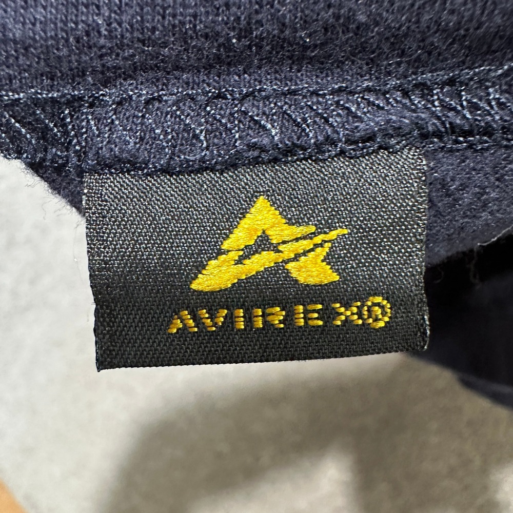 Avirex Mens Navy Blue Wings Star Graphic T-Shirt Large Short‎ Sleeve Cotton Tee - Picture 8 of 9